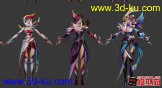 3D打印模型神魔大陆 角色大合集 超漂亮贴图的图片