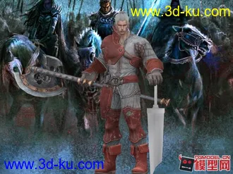 3D打印模型黑炭头教程里的壮汉好绑定的图片
