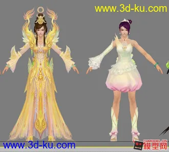 3D打印模型诛仙 时装大合集的图片