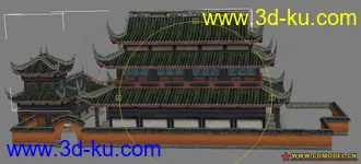 3D打印模型古代小楼的图片
