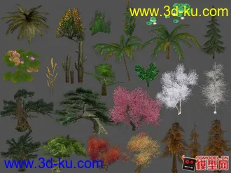 3D打印模型首发《武神》全部场景植物资源！（第三批） 50个独立文件！的图片