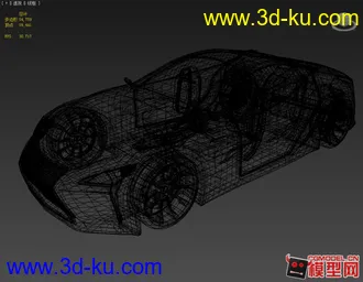 3D打印模型漂亮的小车的图片