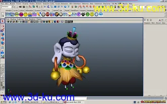 3D打印模型卡通人物（照韩国游戏人设做的）的图片