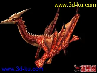 火焰怪鳥模型的图片