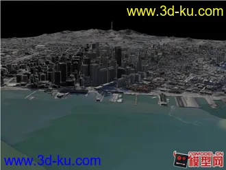 旧金山 城市建筑群 模型下载的图片