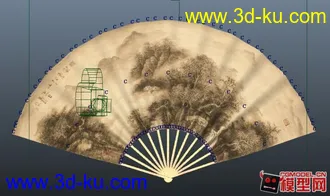 3D打印模型扇子，带动画的，有用到的尽管下载的图片