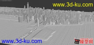 芝加哥 城市建筑群 模型 下载的图片
