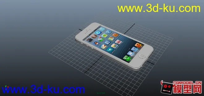 苹果5带obj和fbx模型的图片1