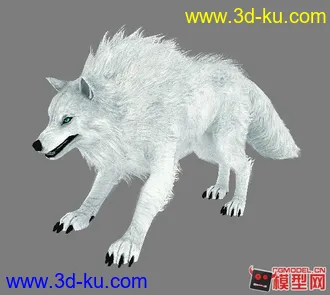 3D打印模型洛奇英雄传——狼（4套贴图）的图片