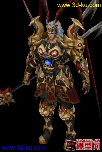 3D打印模型一个我收集到的吕布的图片