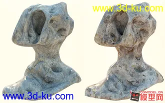 3D打印模型一块怪异的石头的图片