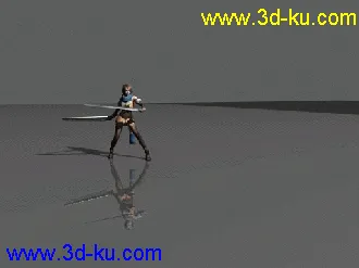 3D打印模型双刀技能的图片