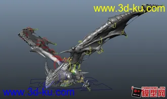 龙绑定模型下载的图片