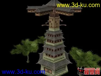 塔樓2模型的图片