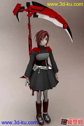 3D打印模型RWBY-Ruby改造头像版的图片