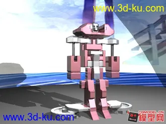 一个幼稚的机器人模型，大家见笑了的图片