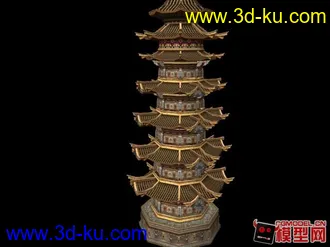 塔樓3模型的图片