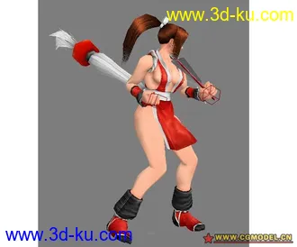 3D打印模型功夫美女的图片