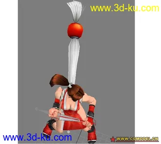 3D打印模型功夫美女的图片