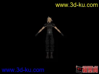 3D打印模型cloud 1st class---crisis core的图片