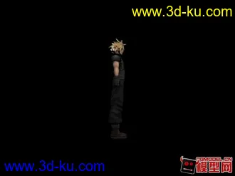 3D打印模型cloud 1st class---crisis core的图片