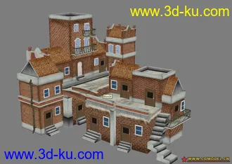 3D打印模型现代建筑的图片