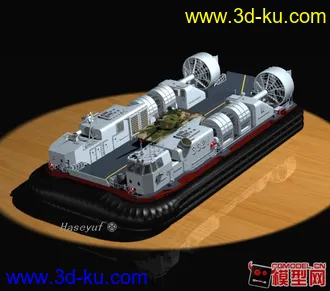 中国海军726型气垫登陆艇模型的图片