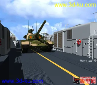 中国海军726型气垫登陆艇模型的图片