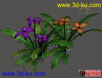 3D打印模型一些Q版小植物，给大家分享的图片