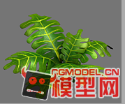 一些Q版小植物，给大家分享模型的图片1