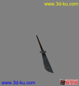 3D打印模型来自mount&blade的建筑武器分享-关刀演变篇。的图片