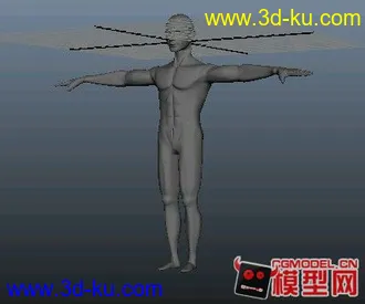 3D打印模型处女作，自己看教程做了一下午一晚上，头是前两天做的 有待改正 大神多多指点~！的图片