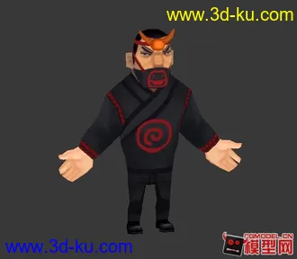 卡通角色模型的图片