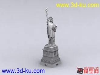 3D打印模型自由女神的图片
