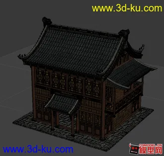 3D打印模型高精度古建筑的图片
