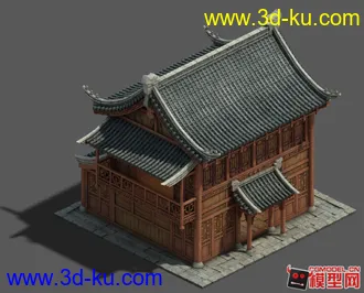 3D打印模型高精度古建筑的图片