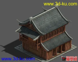 3D打印模型高精度古建筑的图片