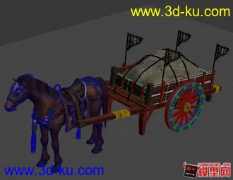 3D打印模型精品粮车的图片