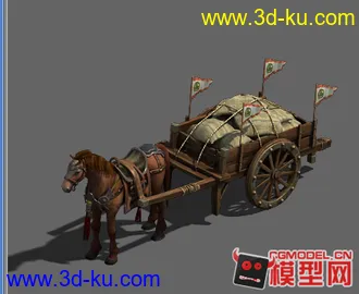 3D打印模型精品粮车的图片