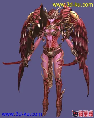 游戏角色女妖模型的图片