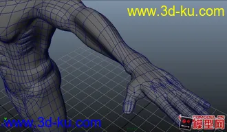 3D打印模型新手作品 长这么大第一次做人体 ，手、脚、头 各个部位都有细化。大神多多指点~！的图片