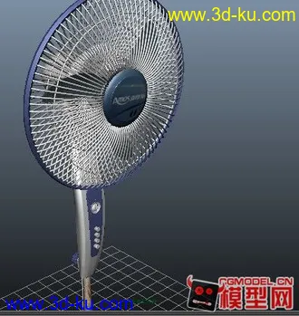 3D打印模型电扇的图片