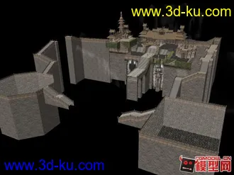 少林寺門派場景模型的图片