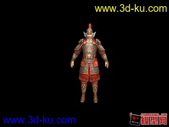 男守卫带骨骼  【模型下载】的图片