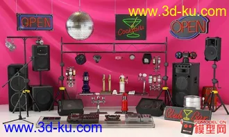 夜店设备大合集~模型带贴图~~的图片