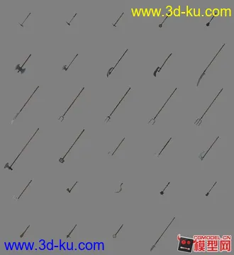 3D打印模型来自mount&blade的武器分享-综合篇。的图片