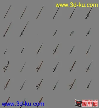 3D打印模型来自mount&blade的武器分享-综合篇。的图片