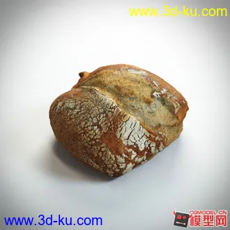 3D打印模型精模面包+贴图+材质球~下载~的图片