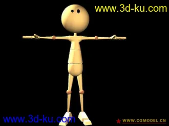 animation mentor专用小人模型，新手练习必用的图片