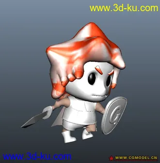 一个卡通角色模型  不是我的 我也只是想挣点分的图片